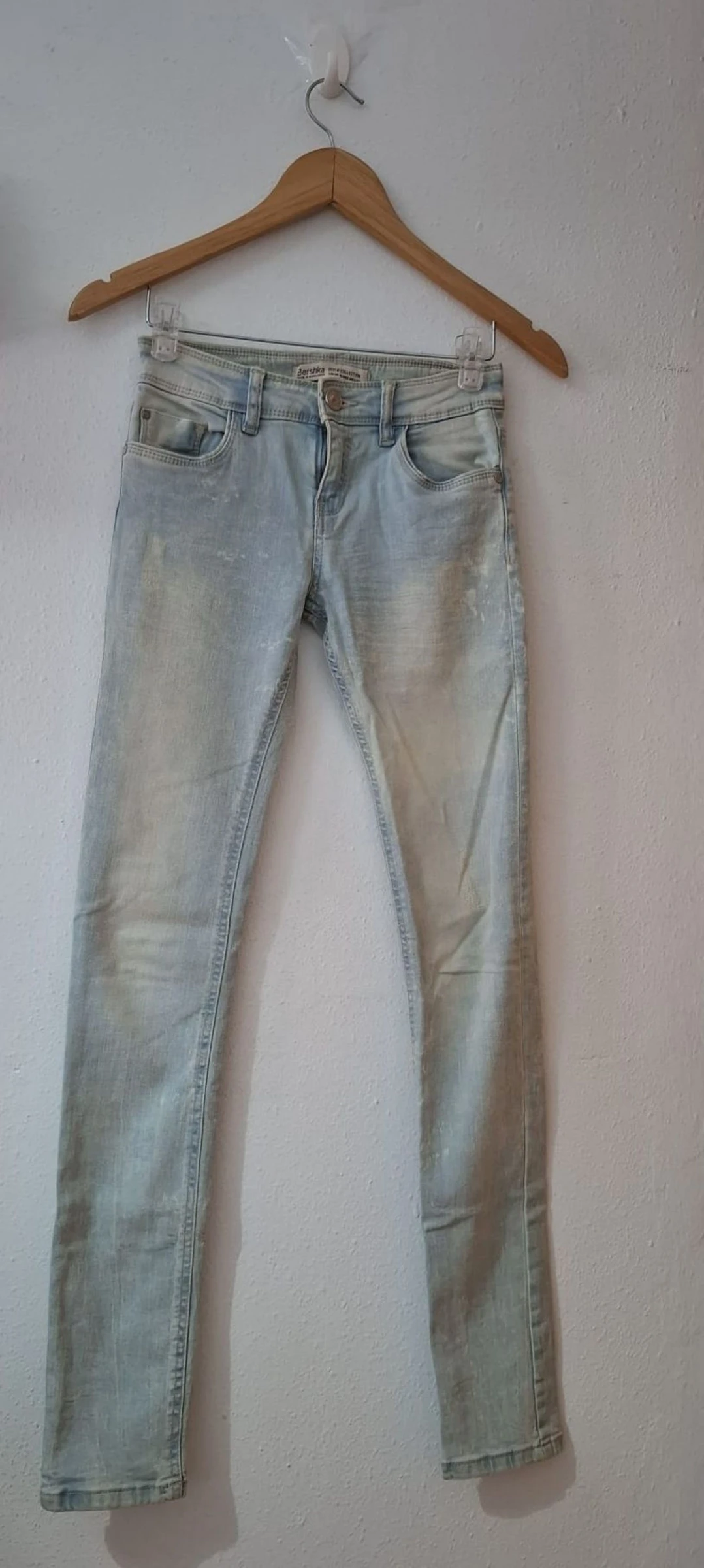 Pantalones Bershka Azul Claro Skinny limite edition Y2K – photo 4